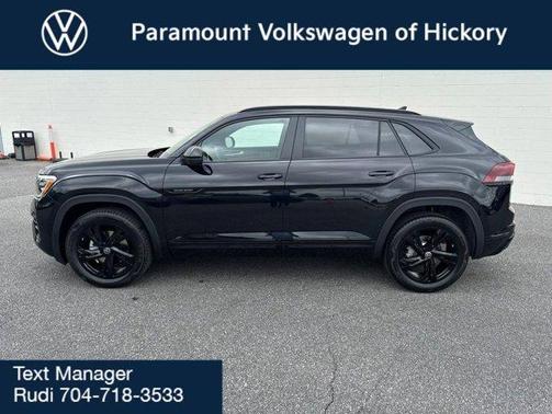 Black 2026 Volkswagen Atlas Cross Sport 2.0T SEL R-Line Black