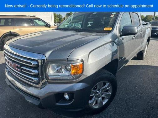 Steel Metallic 2018 GMC Canyon SLE