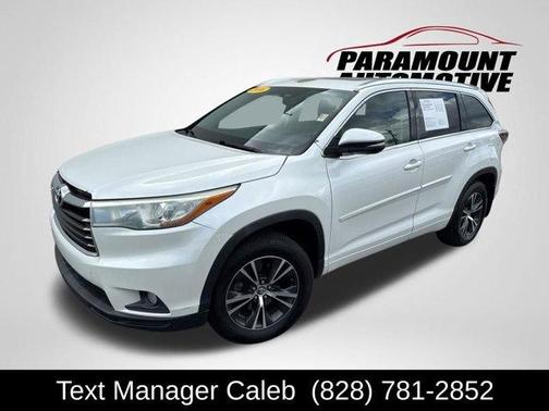 Blizzard Pearl 2016 Toyota Highlander XLE