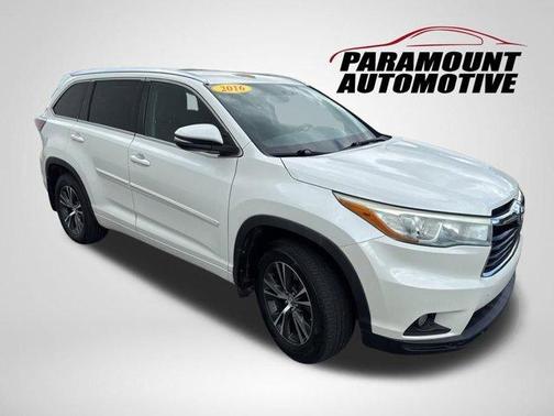 Blizzard Pearl 2016 Toyota Highlander XLE
