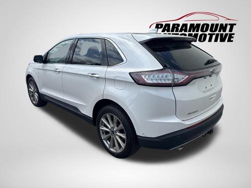 White Platinum 2018 Ford Edge Titanium