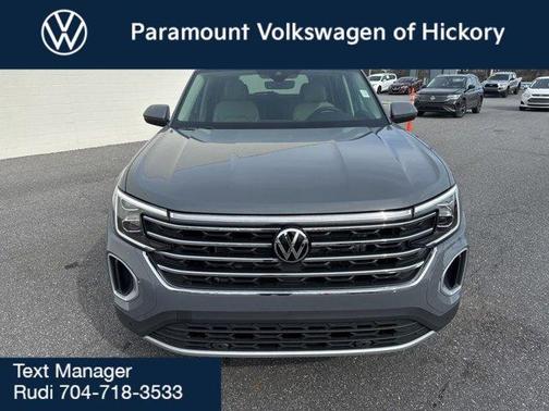 Pure Gray 2026 Volkswagen Atlas 2.0T SE W/TECHNOLOGY