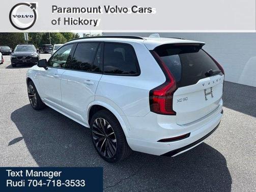 Crystal White Pearl 2026 Volvo XC90 Plug-In Hybrid T8 Ultra Dark Theme 7-Seater