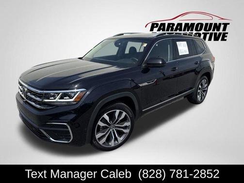 Deep Black Pearl Effect 2022 Volkswagen Atlas 3.6L SEL Premium R-Line