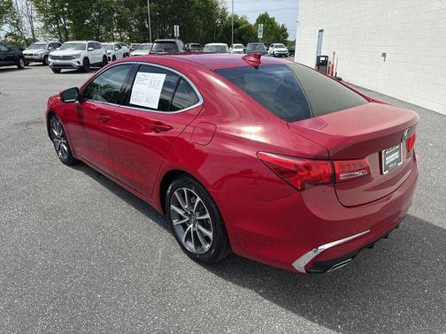 Red 2019 Acura TLX V6