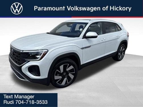 White Pearl 2026 Volkswagen Atlas Cross Sport 2.0T SE W/TECHNOLOGY