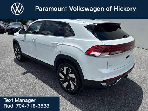 White Pearl 2026 Volkswagen Atlas Cross Sport 2.0T SE W/TECHNOLOGY