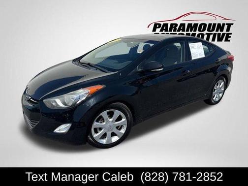 Midnight Black 2013 Hyundai ELANTRA Limited
