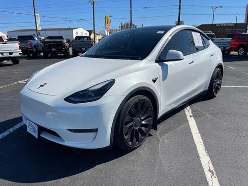 Pearl White Multi-Coat 2021 Tesla Model Y Performance Dual Motor All-Wheel Drive