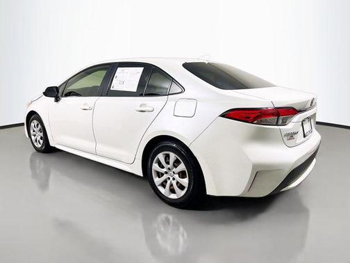 White 2021 Toyota Corolla LE