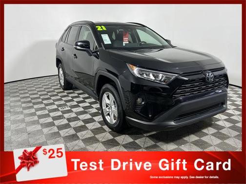 Midnight Black Metallic 2021 Toyota RAV4 XLE