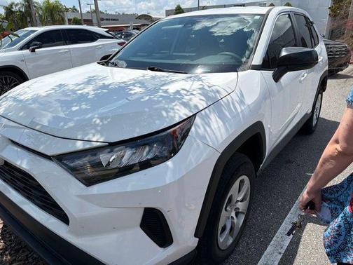 White 2022 Toyota RAV4 LE