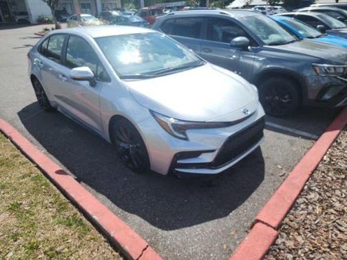Classic Silver Metallic 2025 Toyota Corolla Hybrid SE