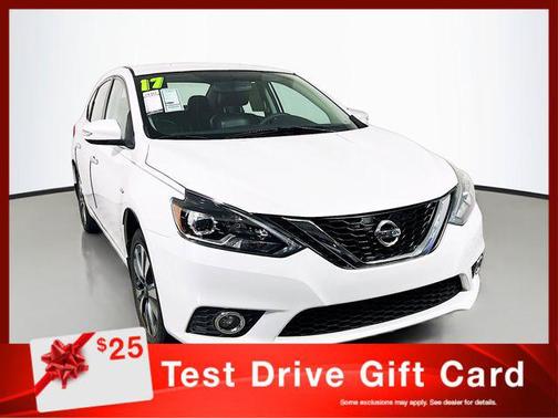 Aspen White 2017 Nissan Sentra SL