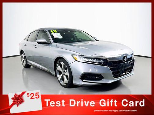 Lunar Silver Metallic 2018 Honda Accord Touring 2.0T