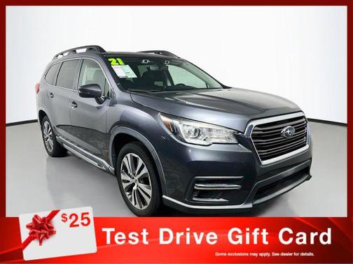 Crystal White Pearl 2021 Subaru Ascent Limited 8-Passenger