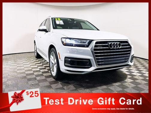 Carrara White 2018 Audi Q7 3.0T Prestige