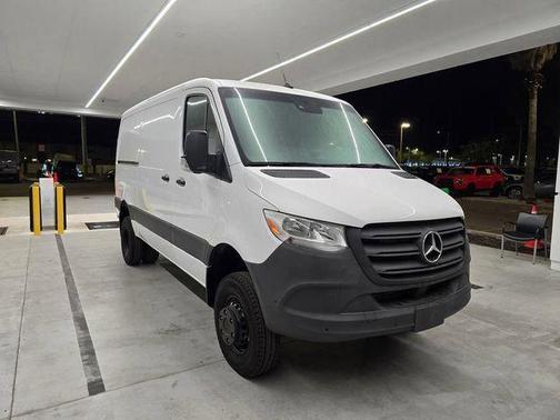 Gray White 2024 Mercedes-Benz Sprinter 3500XD Standard Roof