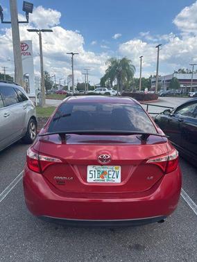 Barcelona Red Metallic 2019 Toyota Corolla SE