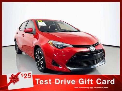 Barcelona Red Metallic 2019 Toyota Corolla SE