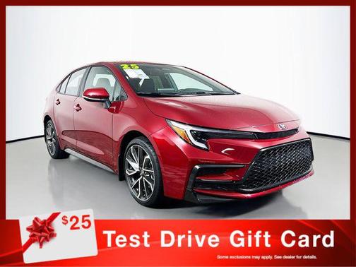 Ruby Flare Pearl 2025 Toyota Corolla SE