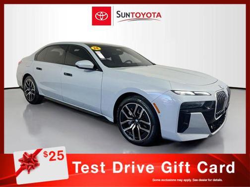Gray Metallic 2024 BMW 740 740i