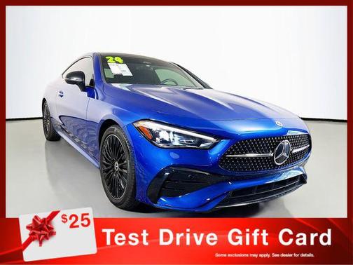 Sterling Blue Metallic 2024 Mercedes-Benz CLE 300 4MATIC Coupe