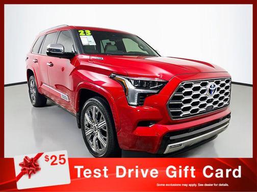 Supersonic Red 2023 Toyota Sequoia Capstone