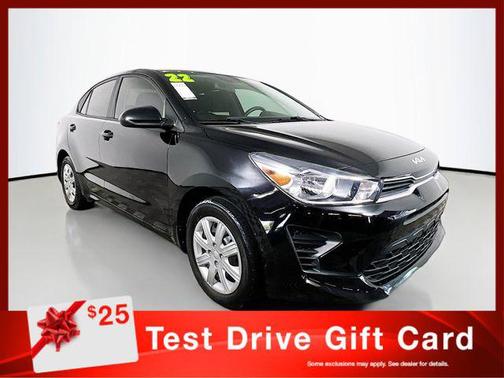 Aurora Black 2022 Kia Rio LX