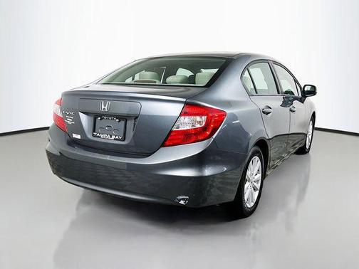 Gray 2012 Honda Civic EX