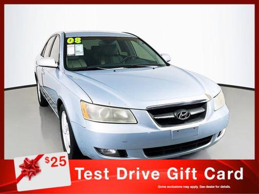 Silver Blue 2008 Hyundai SONATA GLS