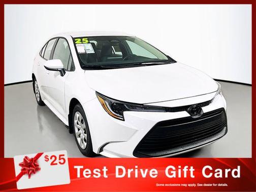 Wind Chill Pearl 2025 Toyota Corolla LE