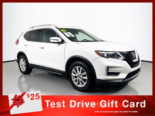 Glacier White 2019 Nissan Rogue S