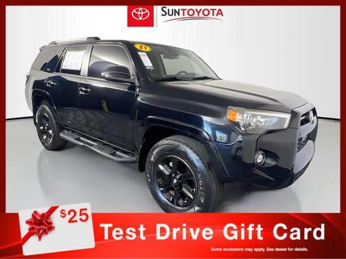 Midnight Black Metallic 2021 Toyota 4Runner SR5 Premium