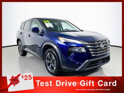 Deep Ocean Blue Pearl 2024 Nissan Rogue SV