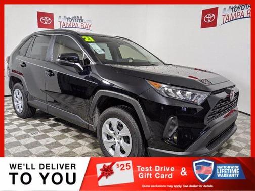 Midnight Black Metallic 2021 Toyota RAV4 LE
