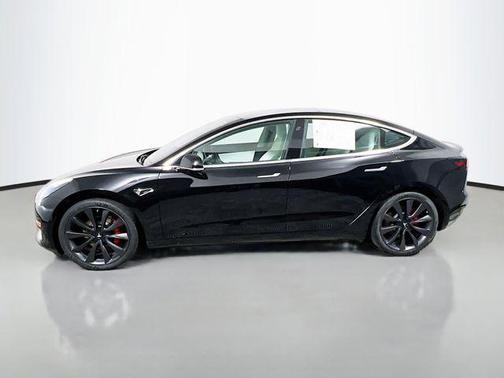 Solid Black 2020 Tesla Model 3 Performance