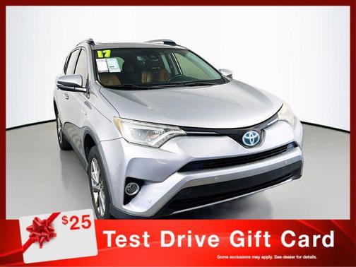 Silver Sky Metallic 2017 Toyota RAV4 Hybrid Limited