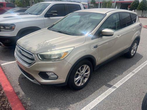 White Gold Metallic 2017 Ford Escape SE