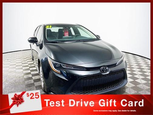 Black Sand Pearl 2021 Toyota Corolla LE