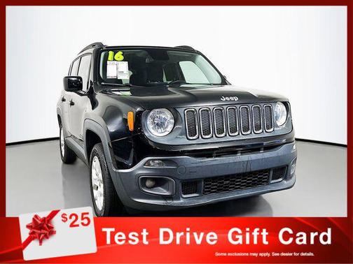 Black 2016 Jeep Renegade Latitude