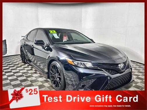 Midnight Black Metallic 2022 Toyota Camry TRD