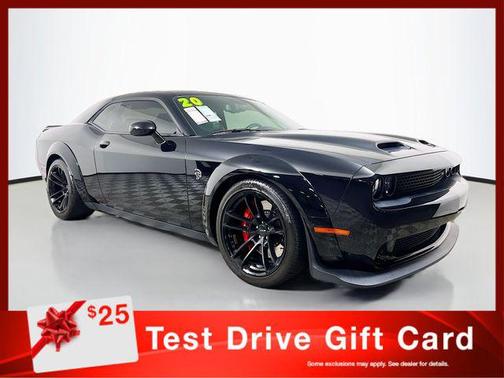 Pitch Black Clearcoat 2020 Dodge Challenger SRT Hellcat
