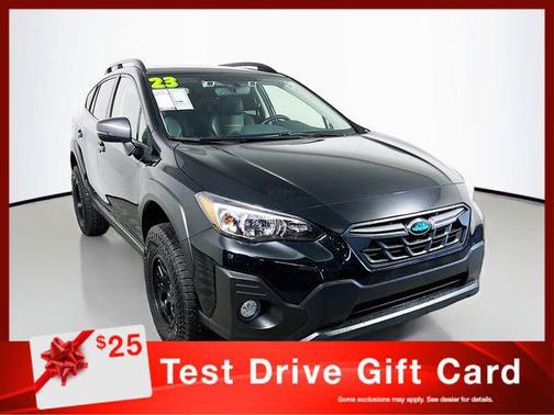 Crystal Black Silica 2023 Subaru Crosstrek Sport