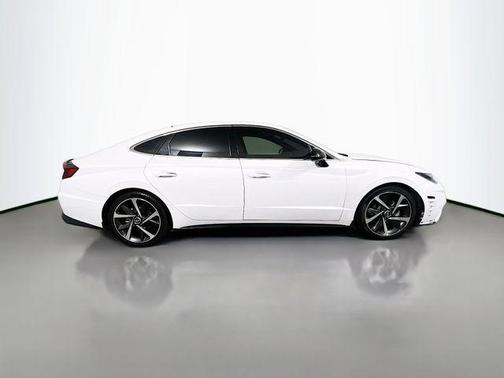 Quartz White 2021 Hyundai SONATA SEL Plus