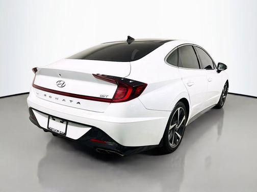 Quartz White 2021 Hyundai SONATA SEL Plus
