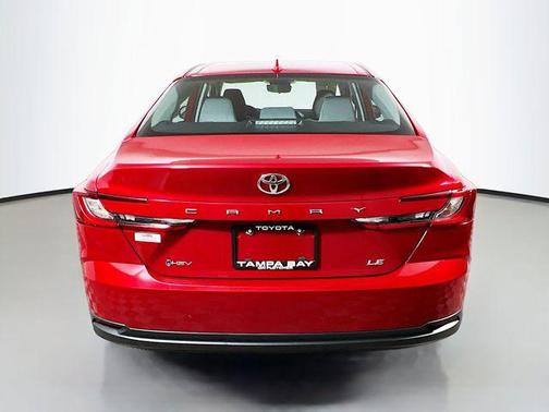Supersonic Red 2025 Toyota Camry LE