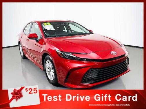 Supersonic Red 2025 Toyota Camry LE
