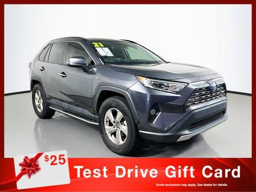 Magnetic Gray Metallic 2021 Toyota RAV4 Hybrid Limited