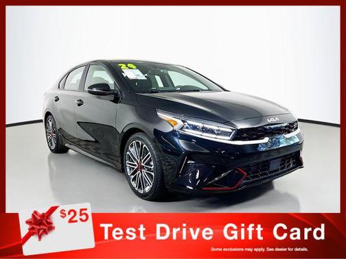 Aurora Black 2024 Kia Forte GT